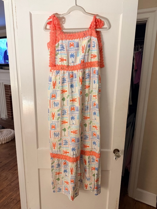Simply Southern Dresses & Skirts - 🧡 Simply Southern Coastal Print Maxi Dress – Size Large 🧡